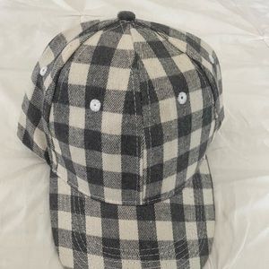 Gray Buffalo Plaid Hat